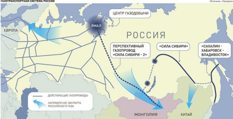 “Сибирийн хүч-2” хий дамжуулах хоолойн Монголоор дайрах маршрутыг тохиролцсон талаар Оросын талаас мэдээлжээ